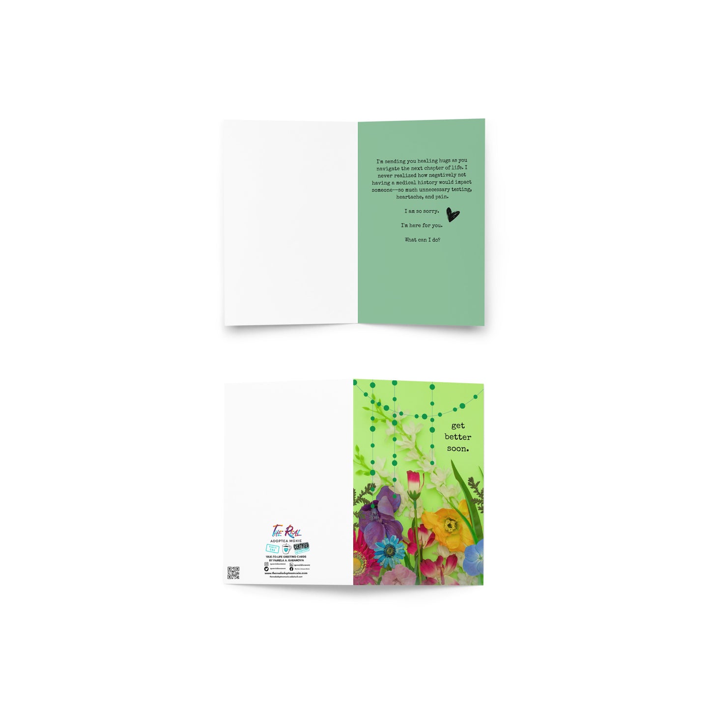 Get Better Soon No Medical History Greeting Card