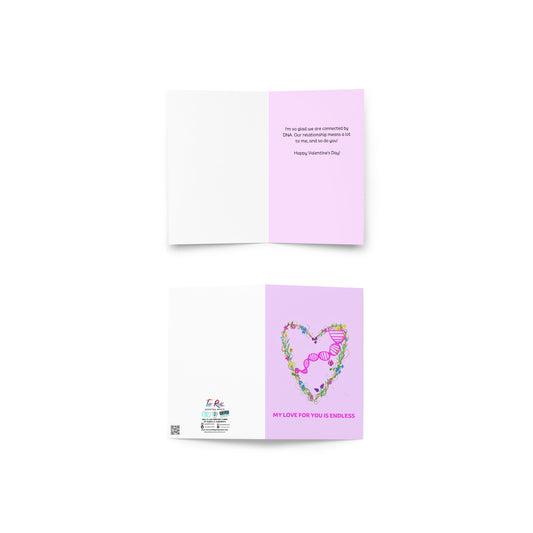 My Love For You Is Endless Valentine's Greeting Card