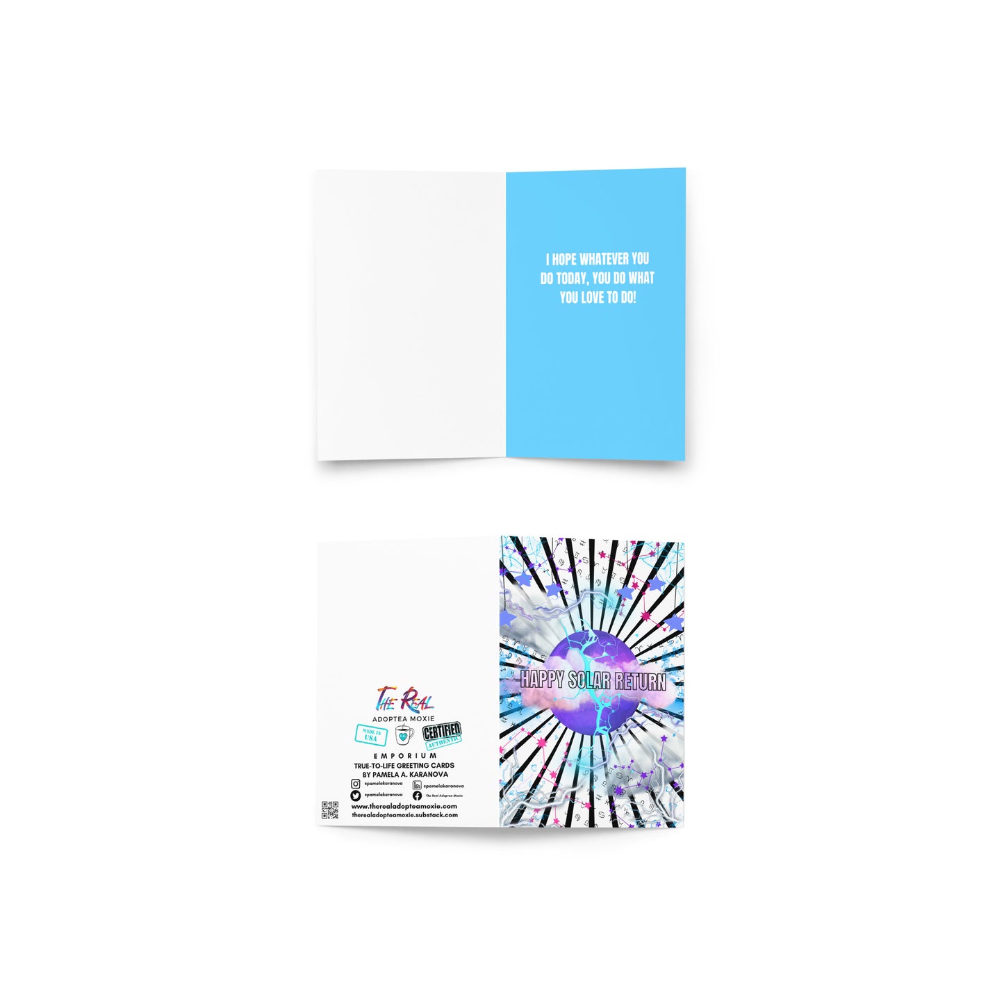 Happy Solar Return Greeting Card