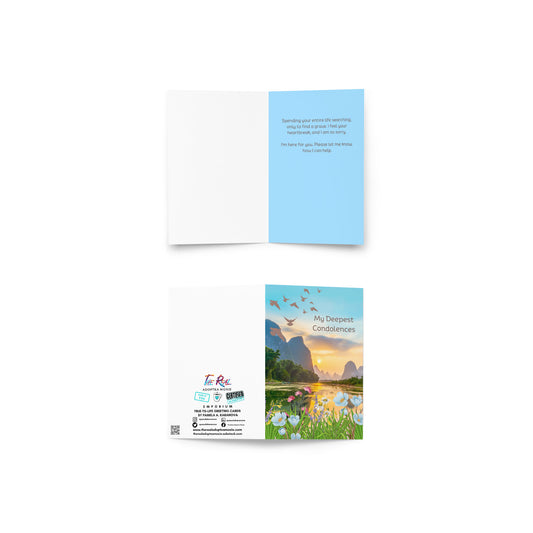 My Deepest Condolences Greeting Card