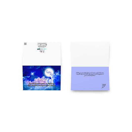 Beneath The Same Stars Greeting Card