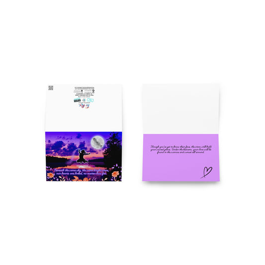 Beneath The Same Sky Greeting Card
