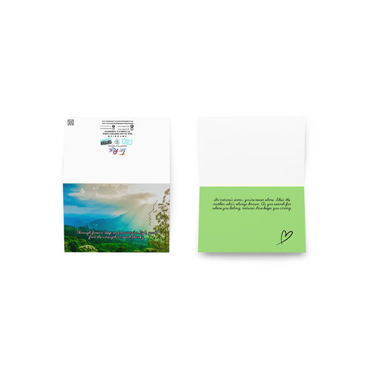 Through Forests Deep Greeting Card