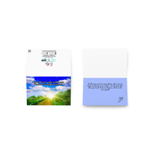 Mother Nature Lights Your Days Greeting Card