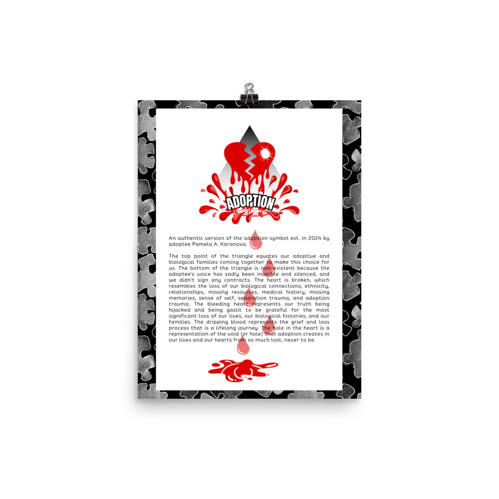 Authentic Adoption Symbol Limited Edition Poster