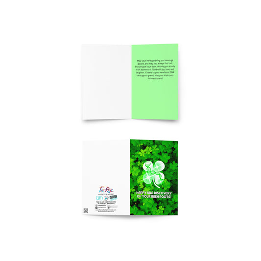 Happy DNA Discovery of Your Irish Roots Greeting Card